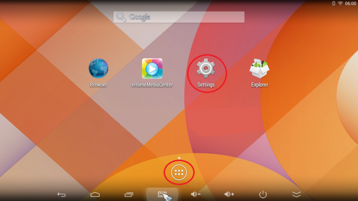Hướng dẫn reset factory các dòng android box