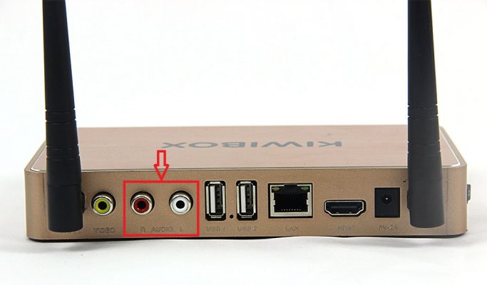 android tv box cổng av