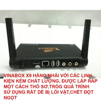 Cách phân biệt vinabox x9 nhái